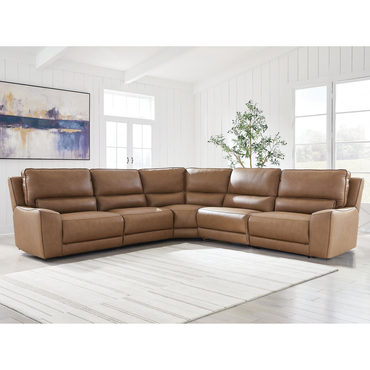 Signature Design by Ashley DeepWakes PCU62606S8 5 pc Power Reclining Sectional IMAGE 3