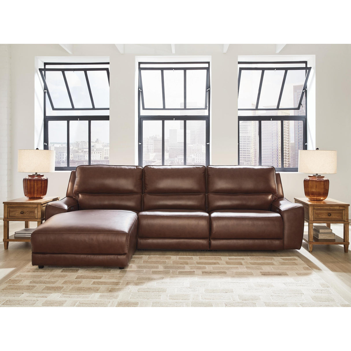 Signature Design by Ashley DeepWakes PCU62607S23 3 pc Reclining Sofa Chaise IMAGE 2