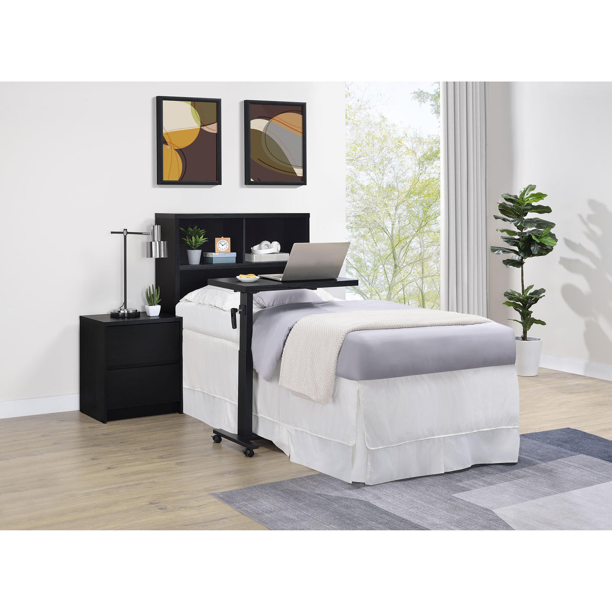 Coaster Furniture Westpark 315851T 49-inch Twin Bookcase Headboard - Black IMAGE 7
