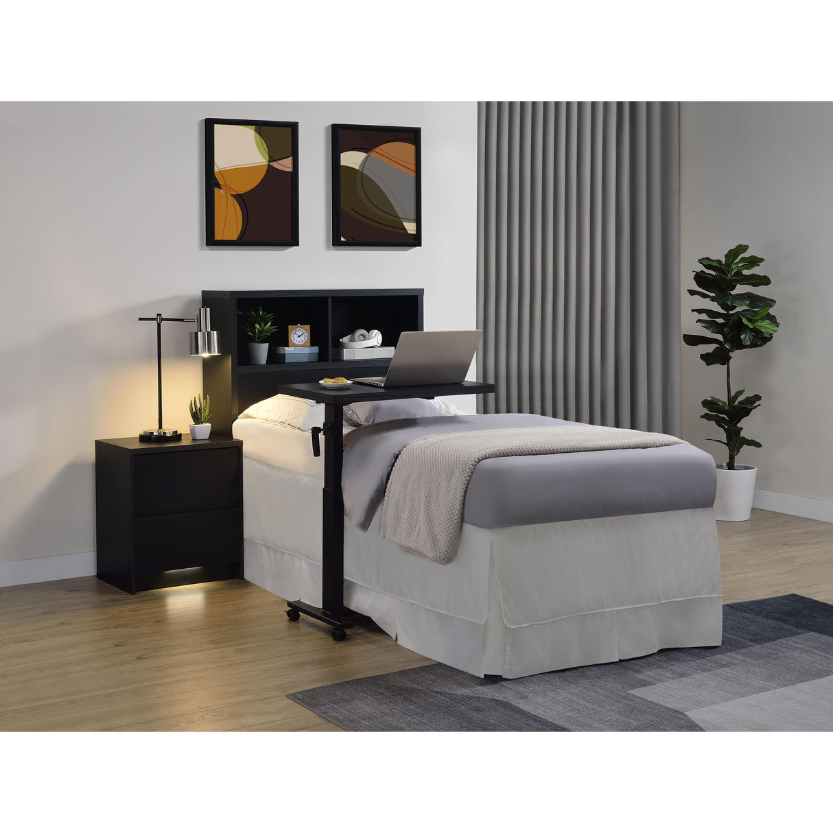 Coaster Furniture Westpark 315851T 49-inch Twin Bookcase Headboard - Black IMAGE 8