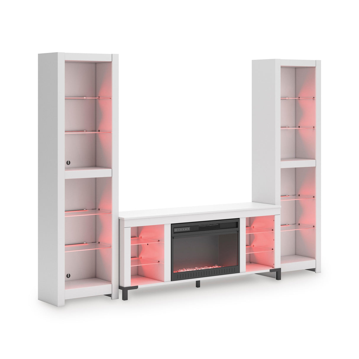 Signature Design by Ashley Brollevi W2722W1 3 pc Entertainment Center IMAGE 4