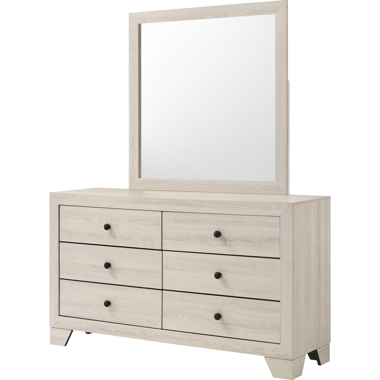 Crown Mark Atticus B6982-1 Dresser - White IMAGE 2