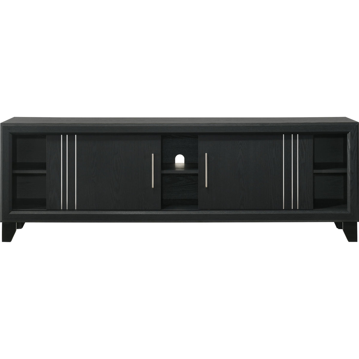 Crown Mark Charlie B9235-9 TV Stand - Charcoal IMAGE 3