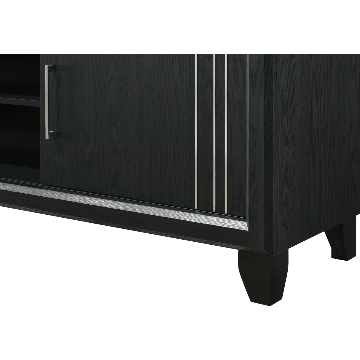 Crown Mark Charlie B9235-9 TV Stand - Charcoal IMAGE 5