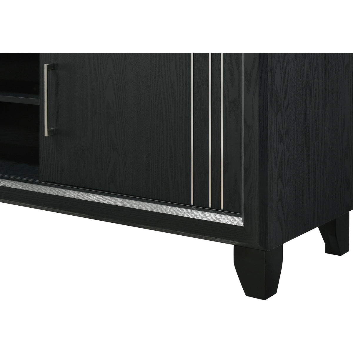 Crown Mark Charlie B9235-9 TV Stand - Charcoal IMAGE 5