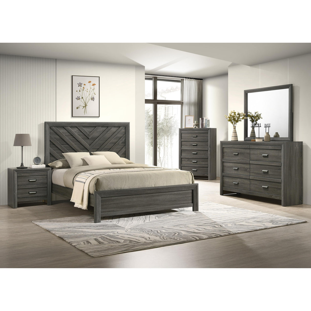 Crown Mark Valor B9335-2 Nightstand IMAGE 2