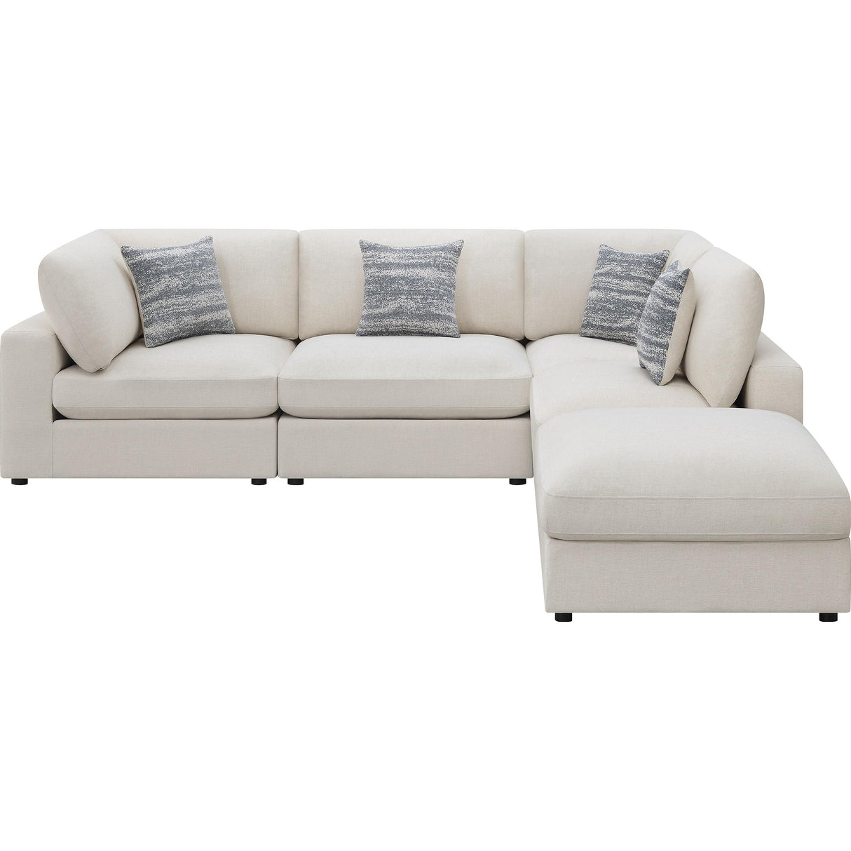 Coaster Furniture Serene 551321-SETC 5 pc Upholstered Modular Sectional - Beige IMAGE 3