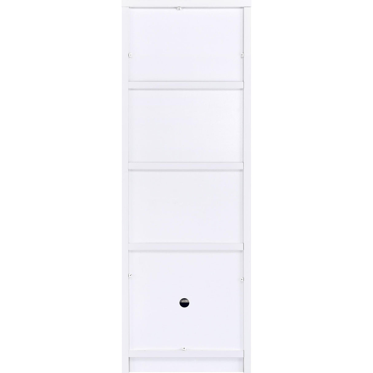 Coaster Furniture Laughlin 724114 3-shelf Engineered Wood Media Tower - White IMAGE 8
