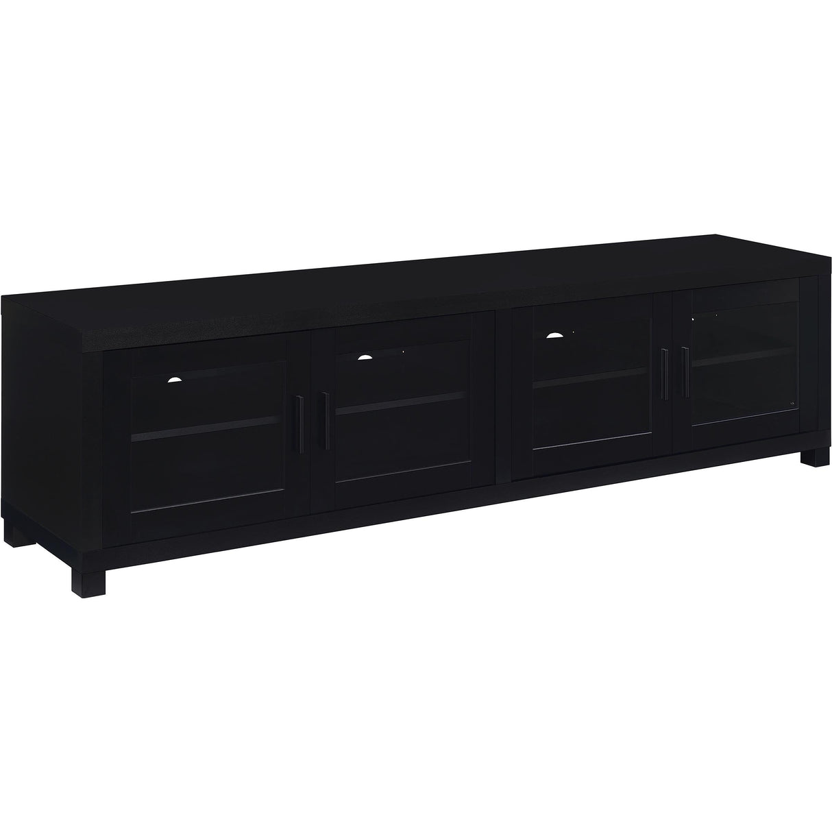 Coaster Furniture Jupiter 736303-SET 3-piece Entertainment Center 79-inch TV Stand - Black IMAGE 3