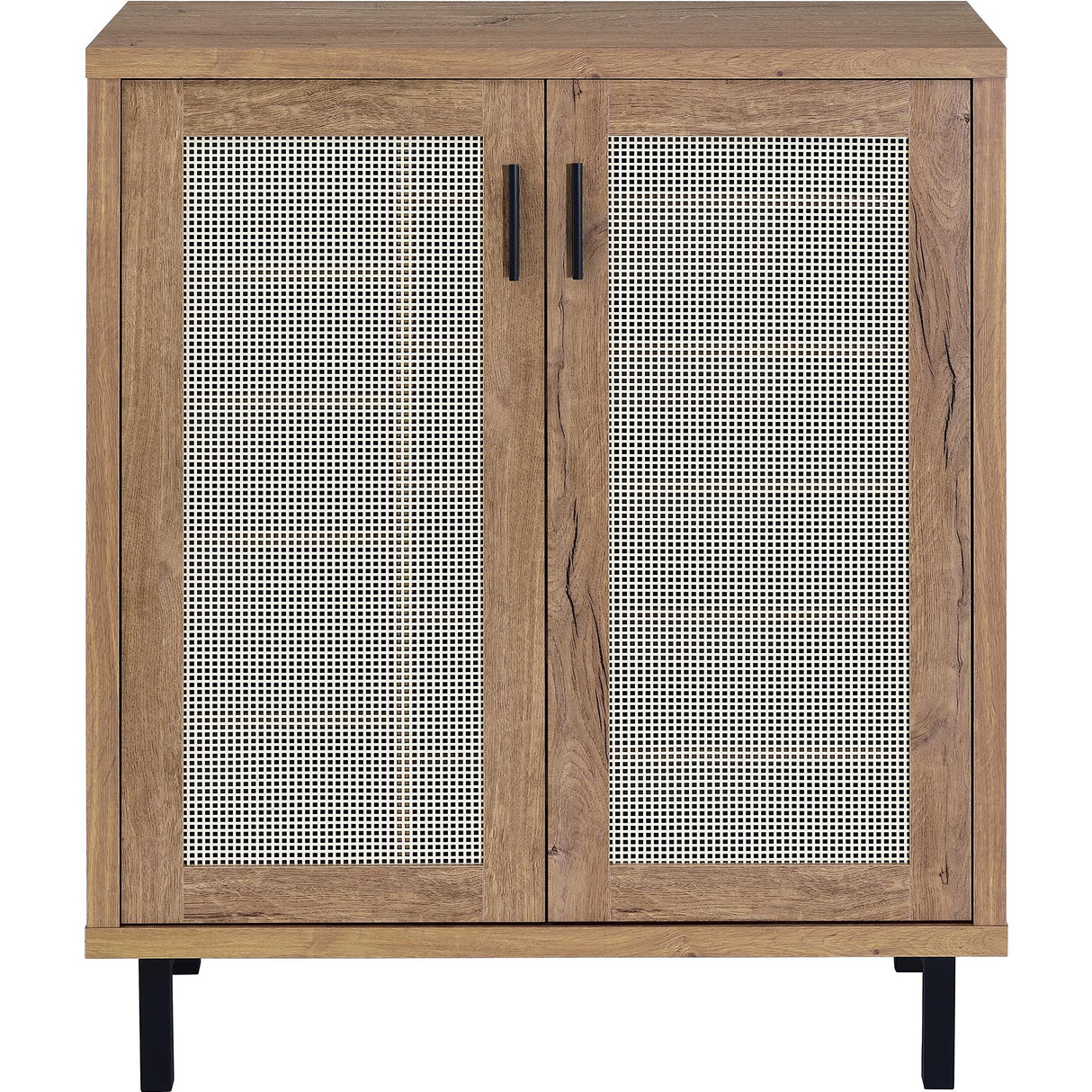 Coaster Furniture Teller 950421 2-door Shoe Storage Cabinet - Natural Oak IMAGE 4