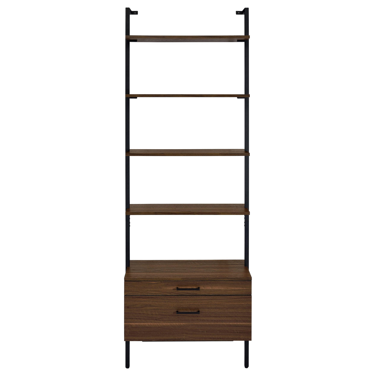 Coaster Furniture Owens 980074-S3 3-piece 96-inch Wall Mounted Bookshelf Set - Walnut IMAGE 5