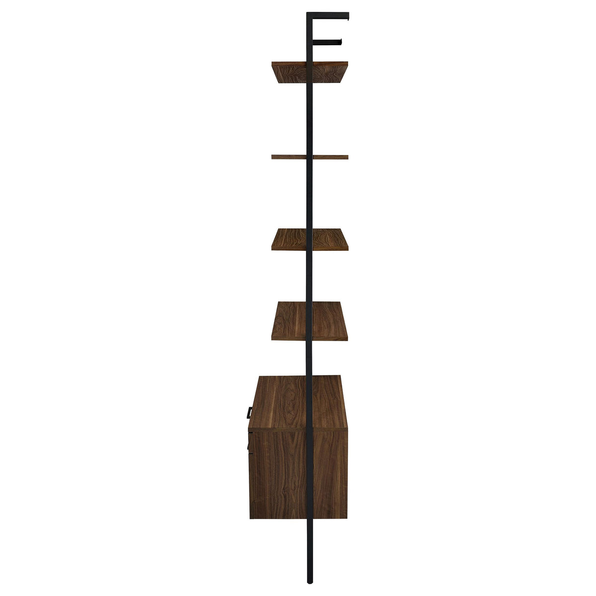 Coaster Furniture Owens 980074-S3 3-piece 96-inch Wall Mounted Bookshelf Set - Walnut IMAGE 7