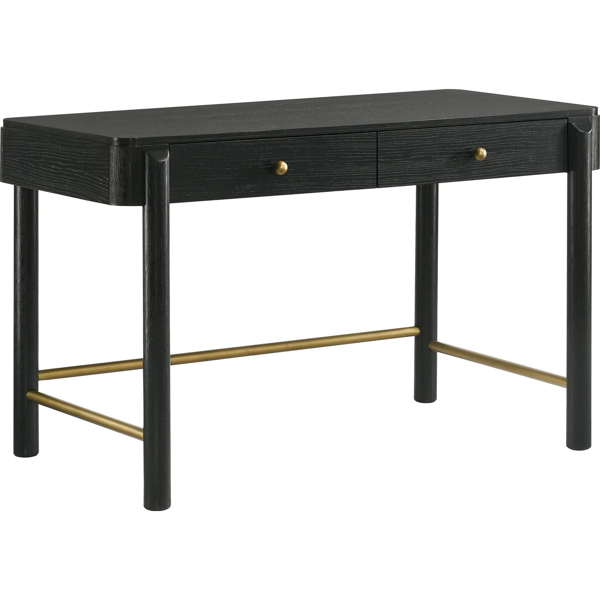 Coaster Furniture Arini 224337-SET 2-piece Makeup Vanity Table and Mirror Set - Black IMAGE 3