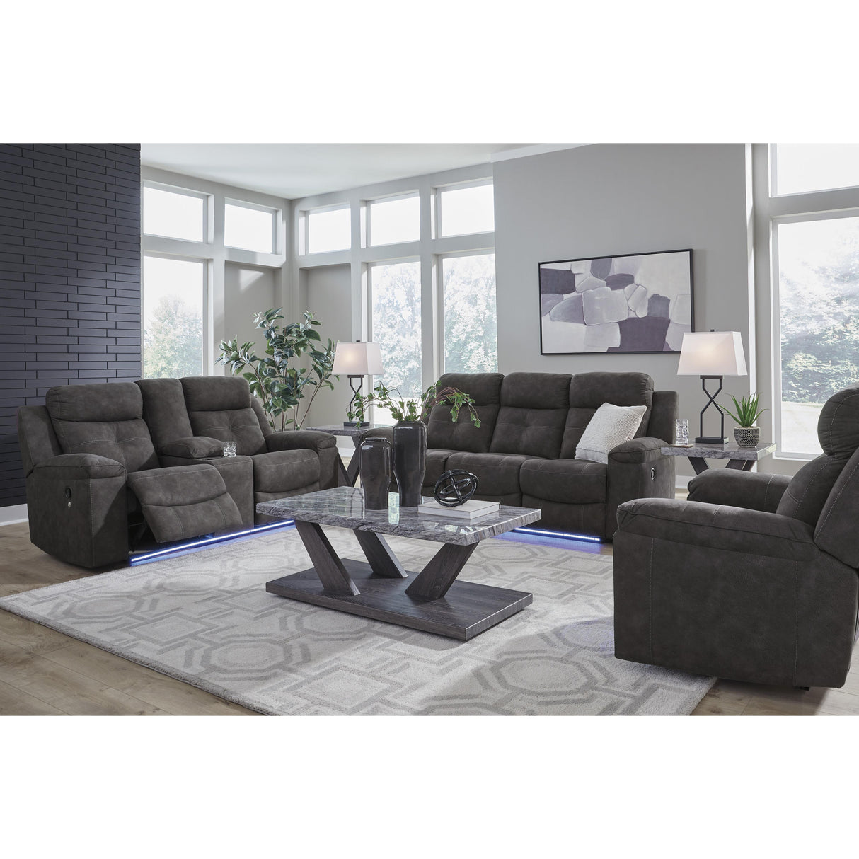 Benchcraft Brysonview 6360594 Double Reclining Loveseat with Console IMAGE 13