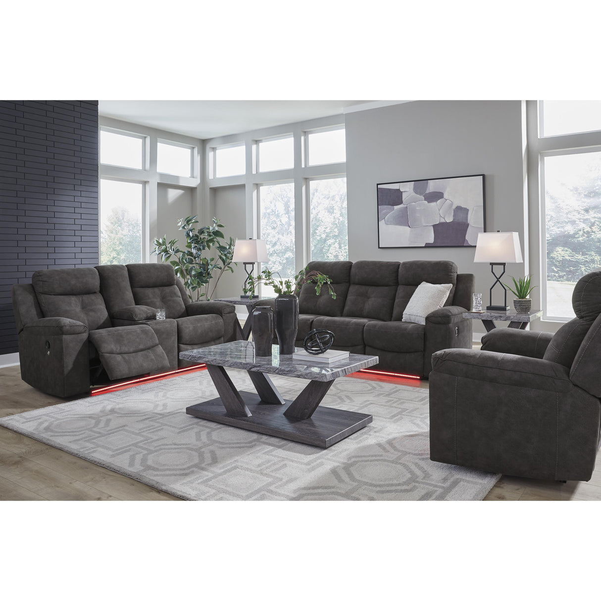 Benchcraft Brysonview 6360594 Double Reclining Loveseat with Console IMAGE 14