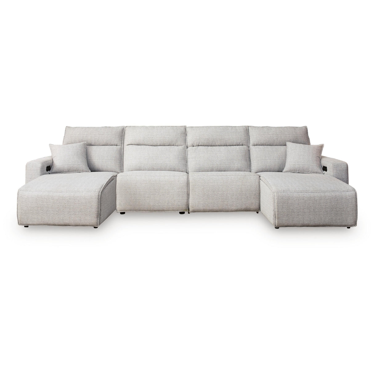 Signature Design by Ashley ModMax II 65907S37 4 pc Reclining Sectional with Double Chaise IMAGE 1