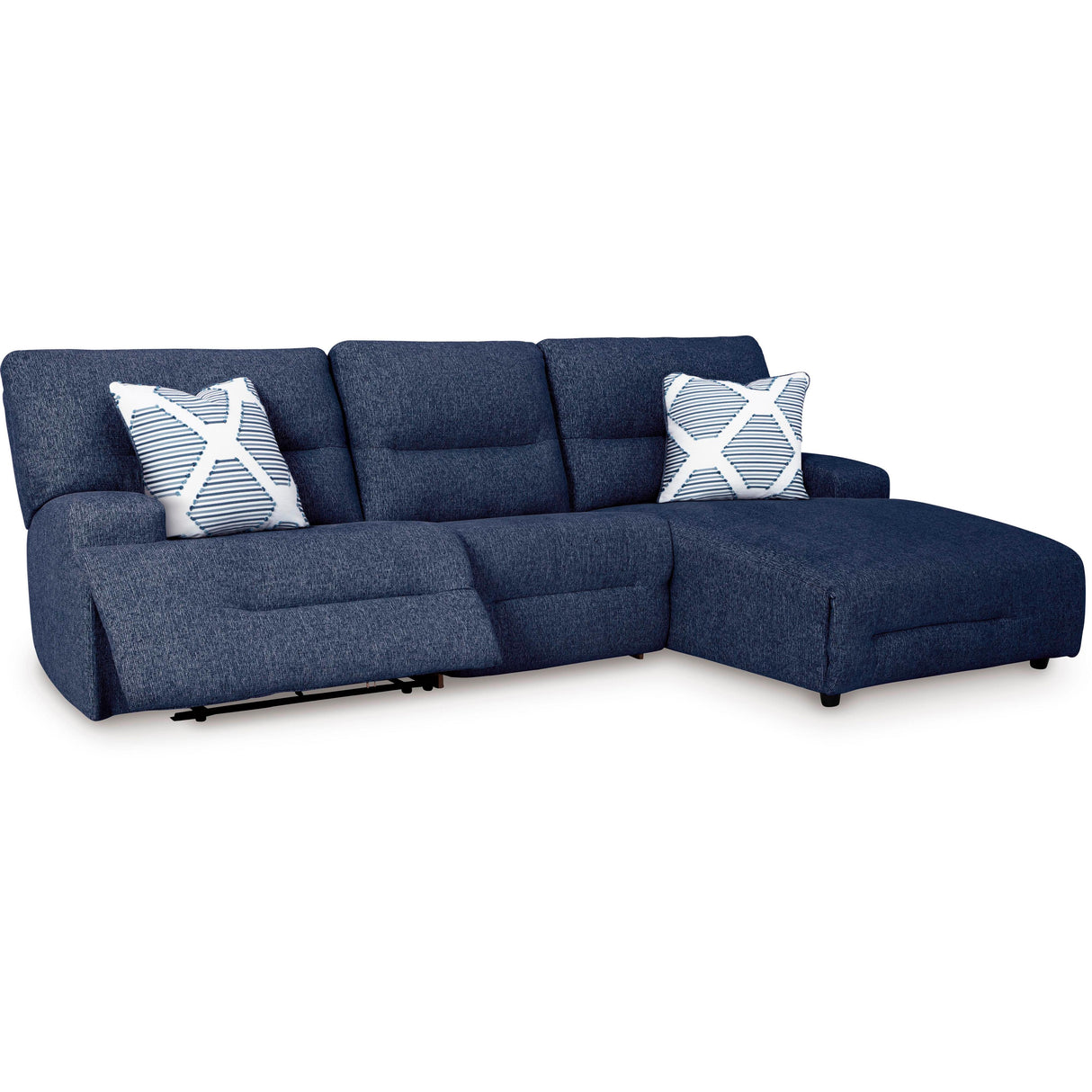 Signature Design by Ashley Acklen Place 93607S17 3 pc Power Reclining Sectional IMAGE 2