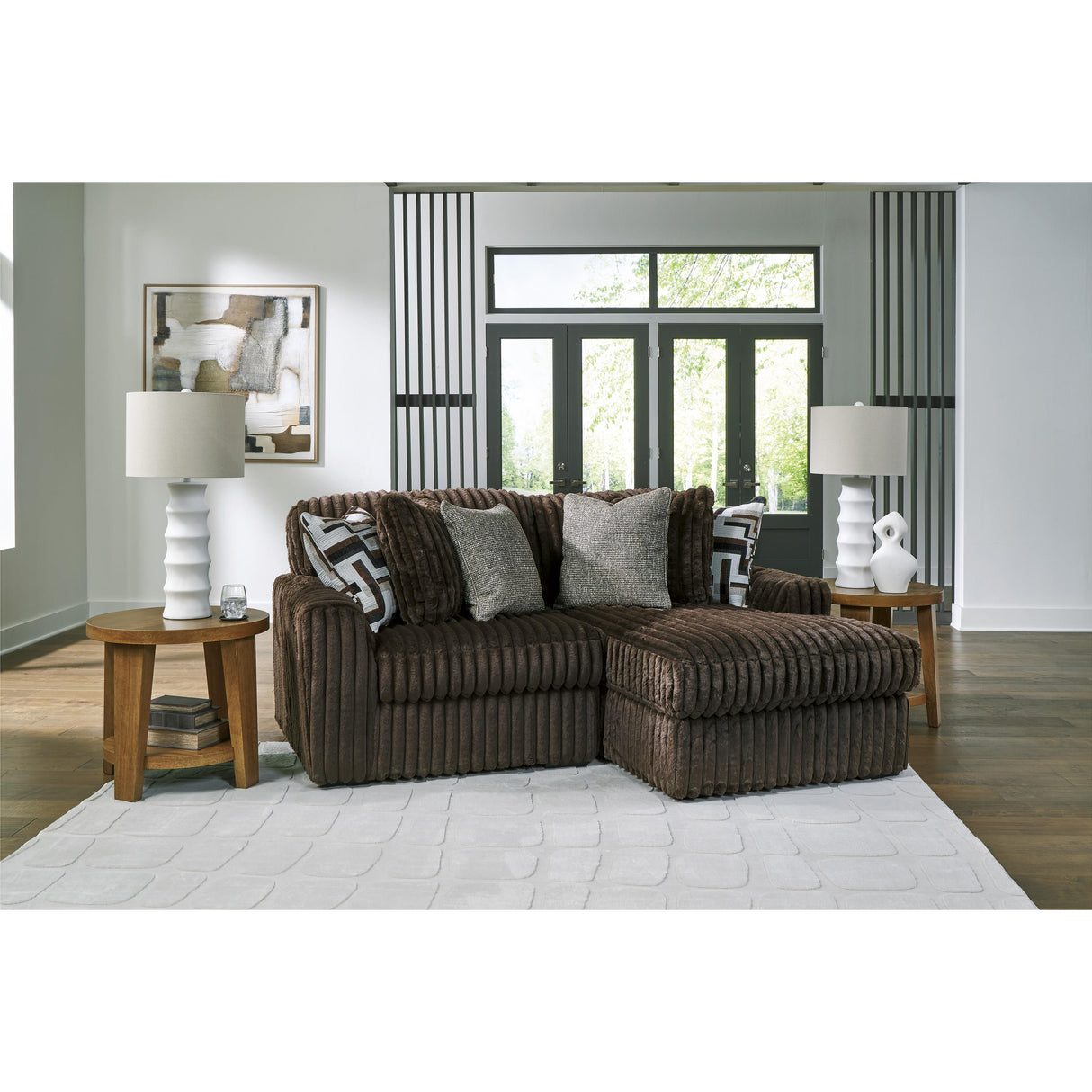 Signature Design by Ashley Midnight-Madness 98104S14 2 pc Sectional with Chaise IMAGE 2