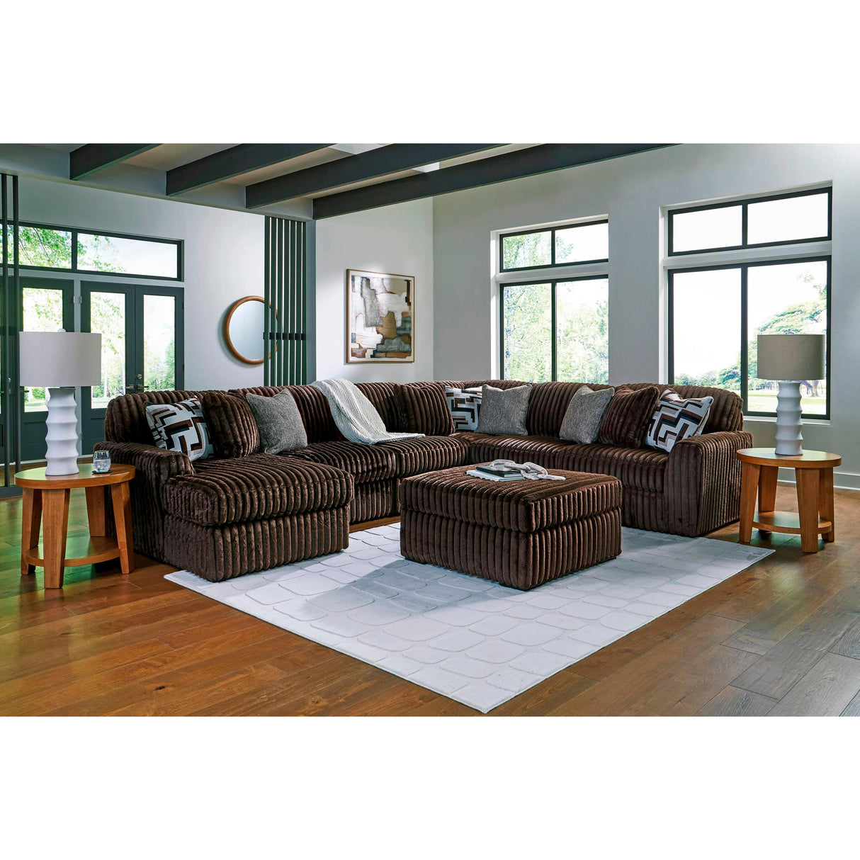 Signature Design by Ashley Midnight-Madness 98104S23 6 pc Sectional with Chaise IMAGE 5