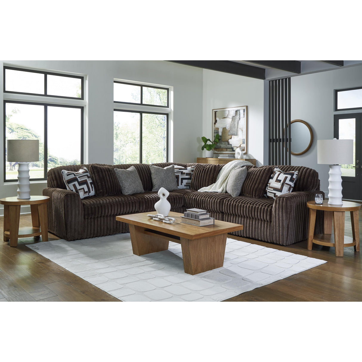 Signature Design by Ashley Midnight-Madness 98104S26 5 pc Sectional IMAGE 3