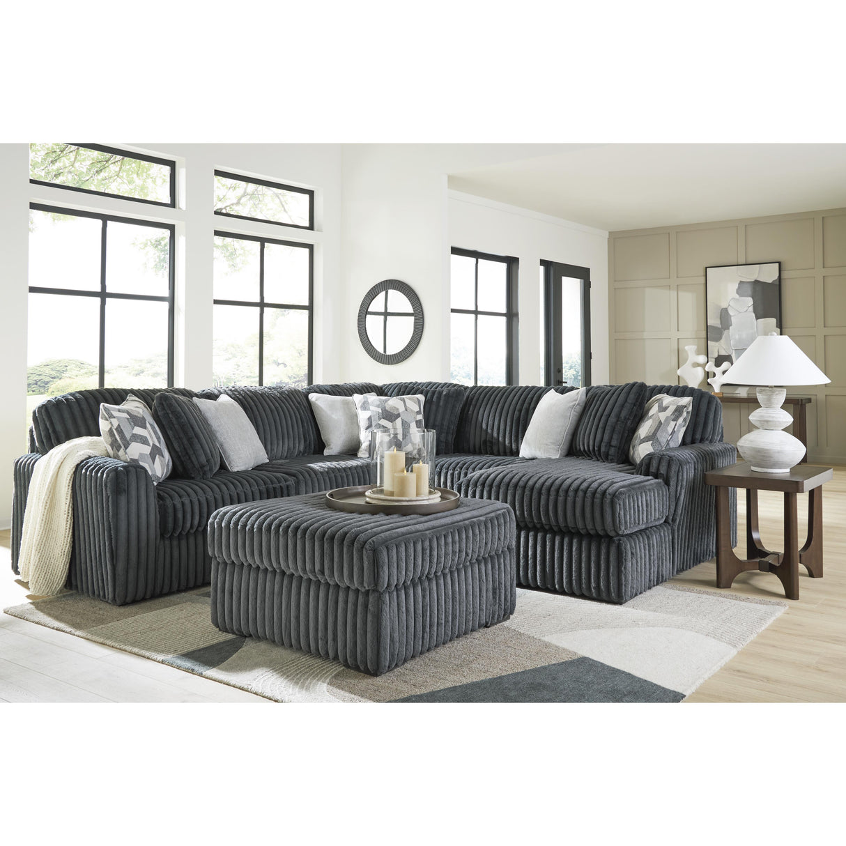 Signature Design by Ashley Midnight-Madness 9810508 Oversized Accent Ottoman IMAGE 10