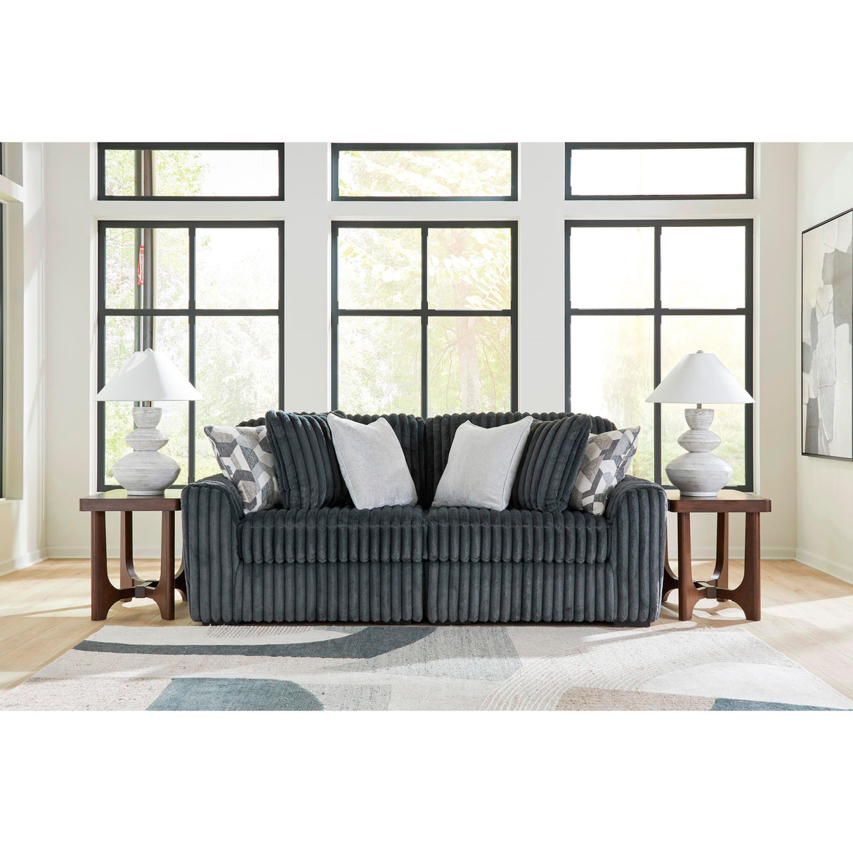 Signature Design by Ashley Midnight-Madness 98105S13 2 pc Sectional Sofa IMAGE 1