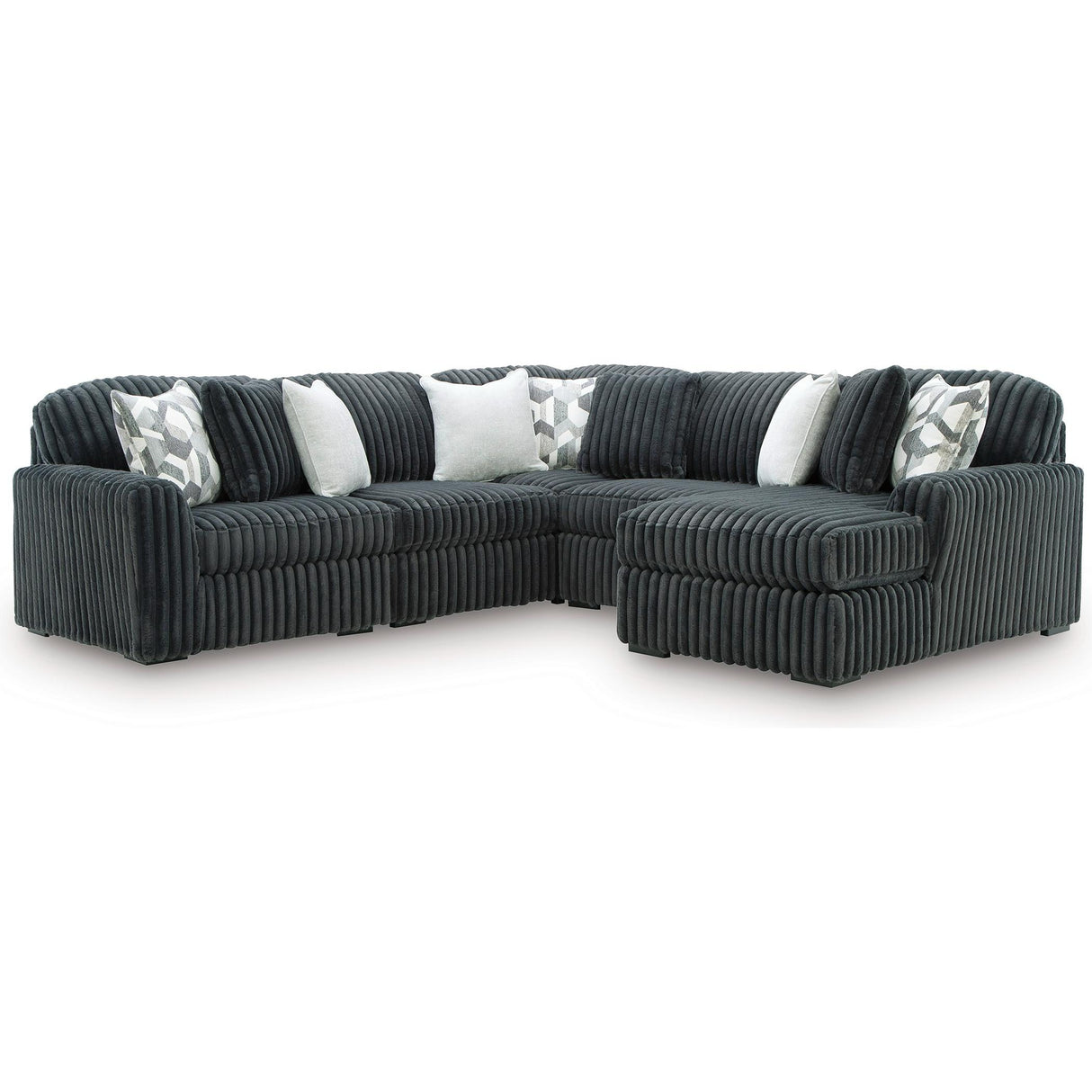 Signature Design by Ashley Midnight-Madness 98105S23 5 pc Sectional with Chaise IMAGE 1