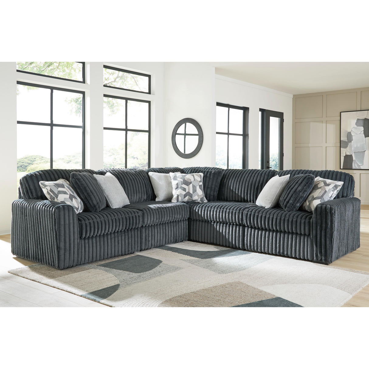 Signature Design by Ashley Midnight-Madness 98105S27 5 pc Sectional IMAGE 1