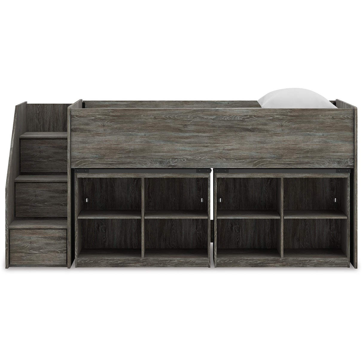 Signature Design by Ashley Frandern B4480B25 Twin Loft Bed with Bookcase Storage IMAGE 3