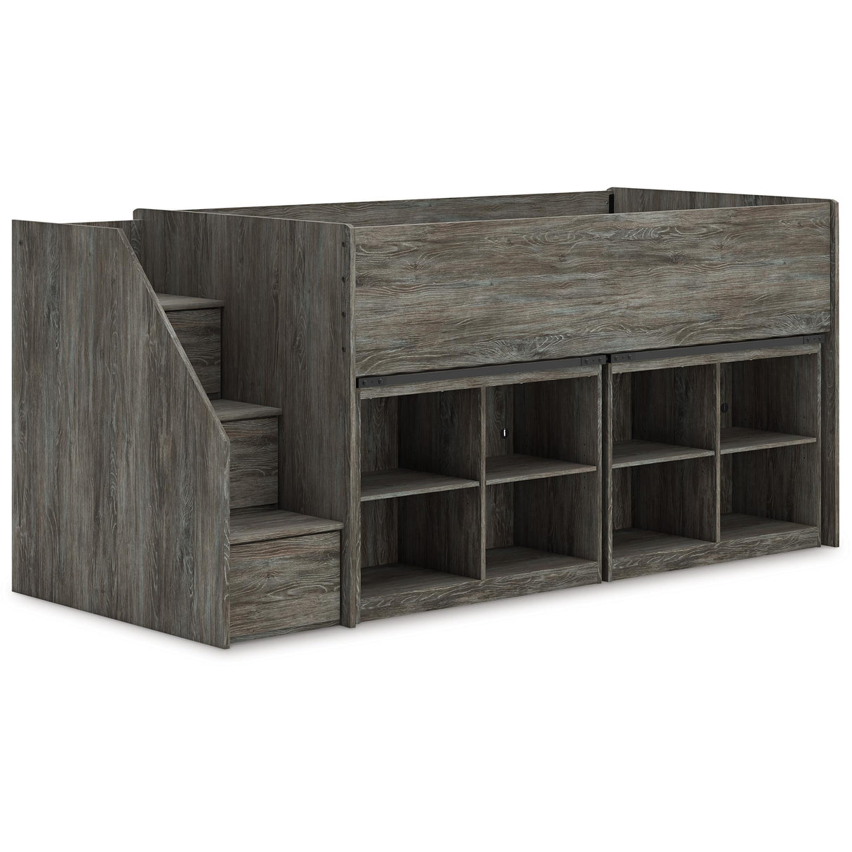 Signature Design by Ashley Frandern B4480B25 Twin Loft Bed with Bookcase Storage IMAGE 6