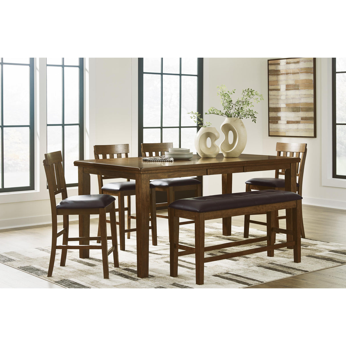 Signature Design by Ashley Ralene D594-09 Double Counter Upholstered Bench IMAGE 6