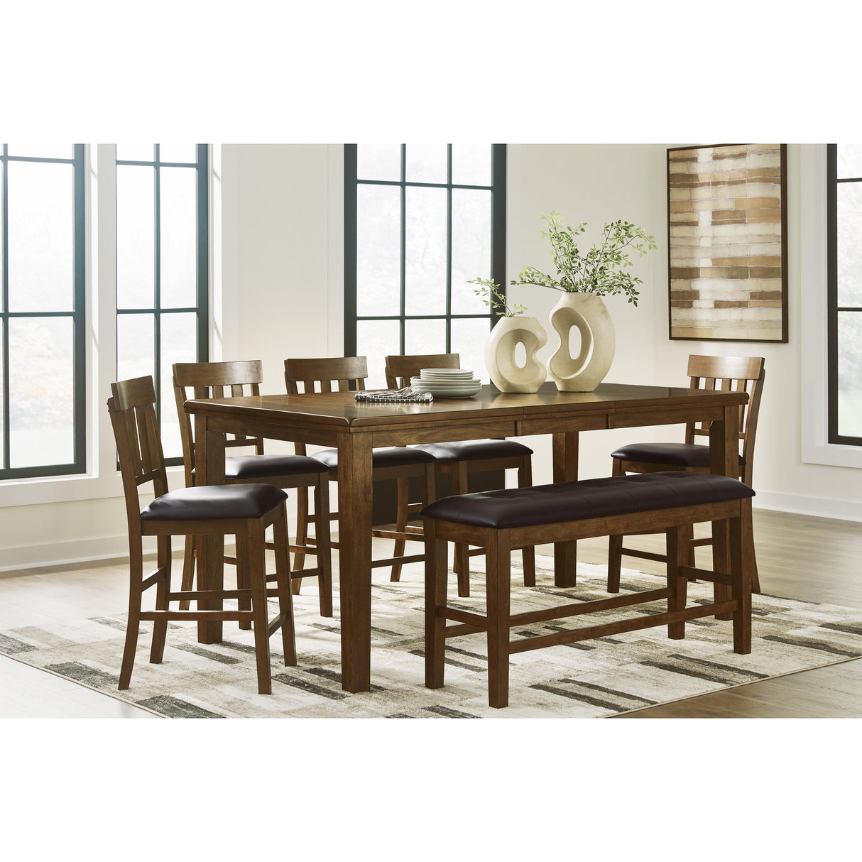 Signature Design by Ashley Ralene D594-09 Double Counter Upholstered Bench IMAGE 7