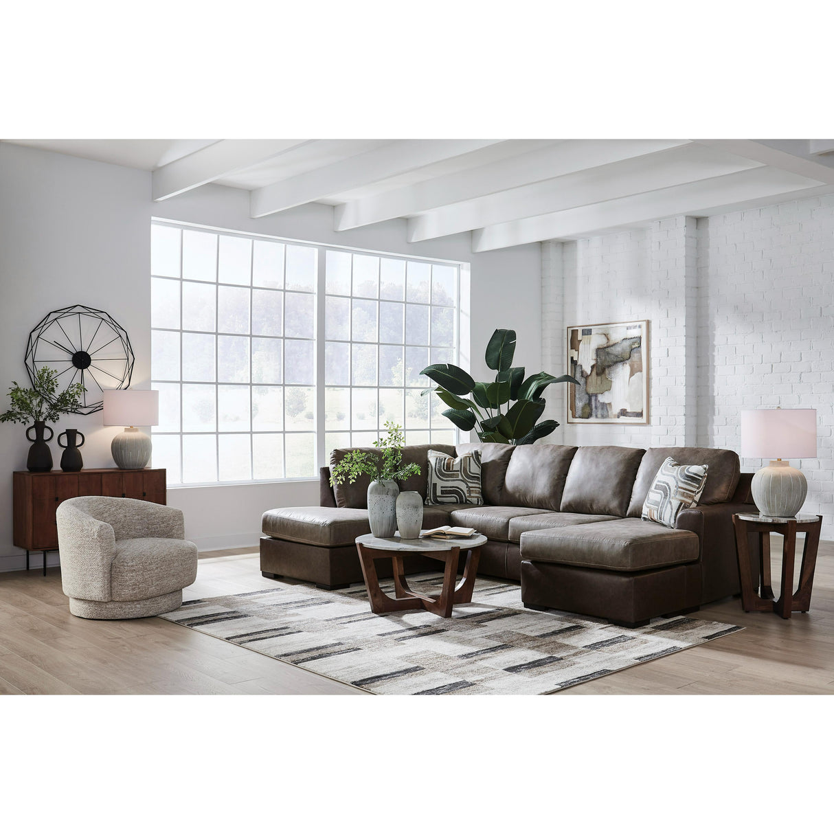 Signature Design by Ashley Castille Way PC62703S4 2 pc Sleeper Sectional with Chaise IMAGE 4