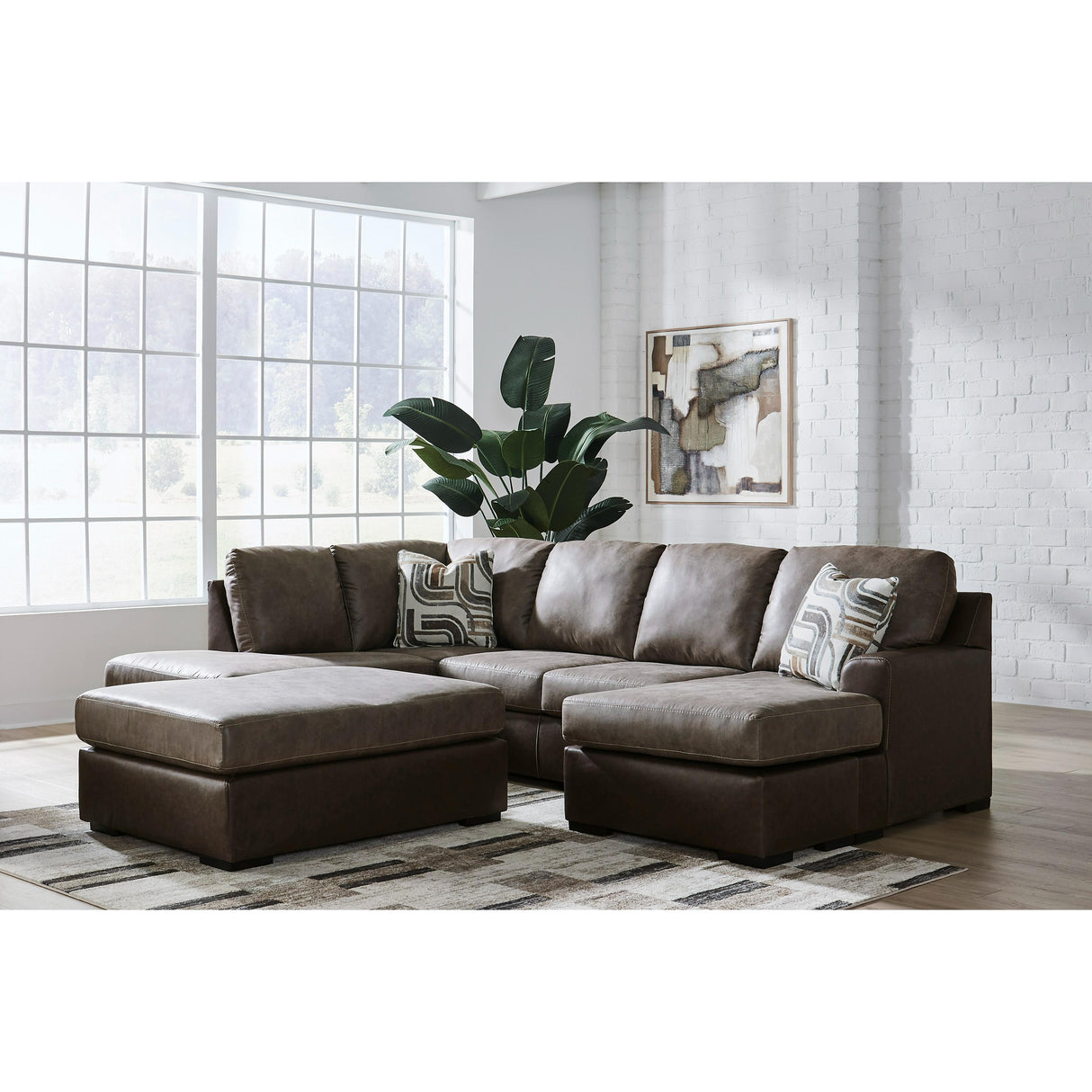 Signature Design by Ashley Castille Way PC62703S4 2 pc Sleeper Sectional with Chaise IMAGE 5