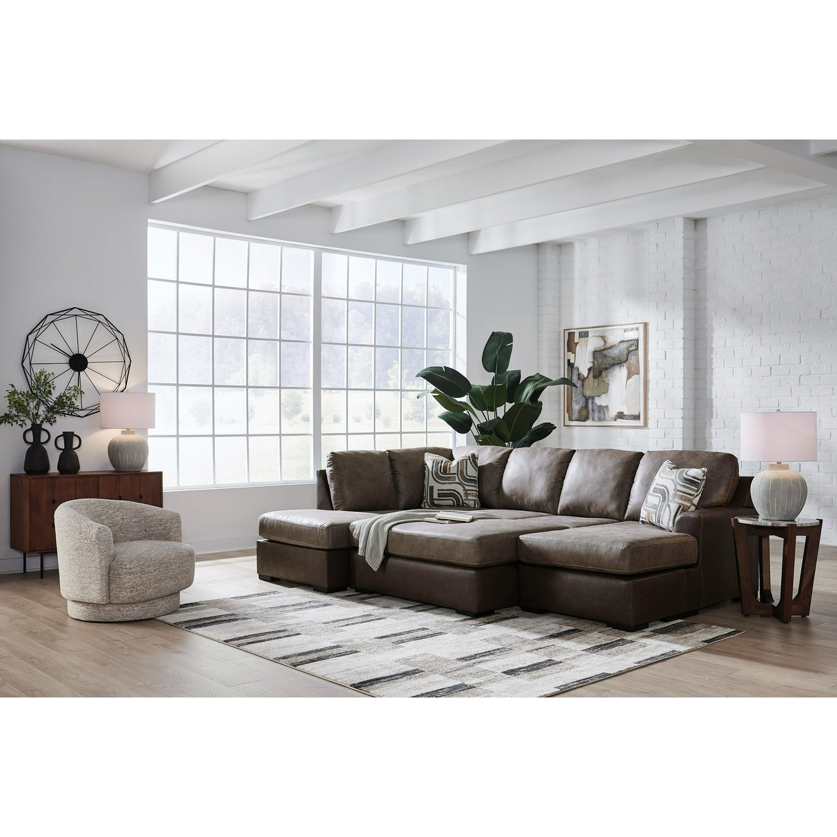 Signature Design by Ashley Castille Way PC62703S4 2 pc Sleeper Sectional with Chaise IMAGE 7