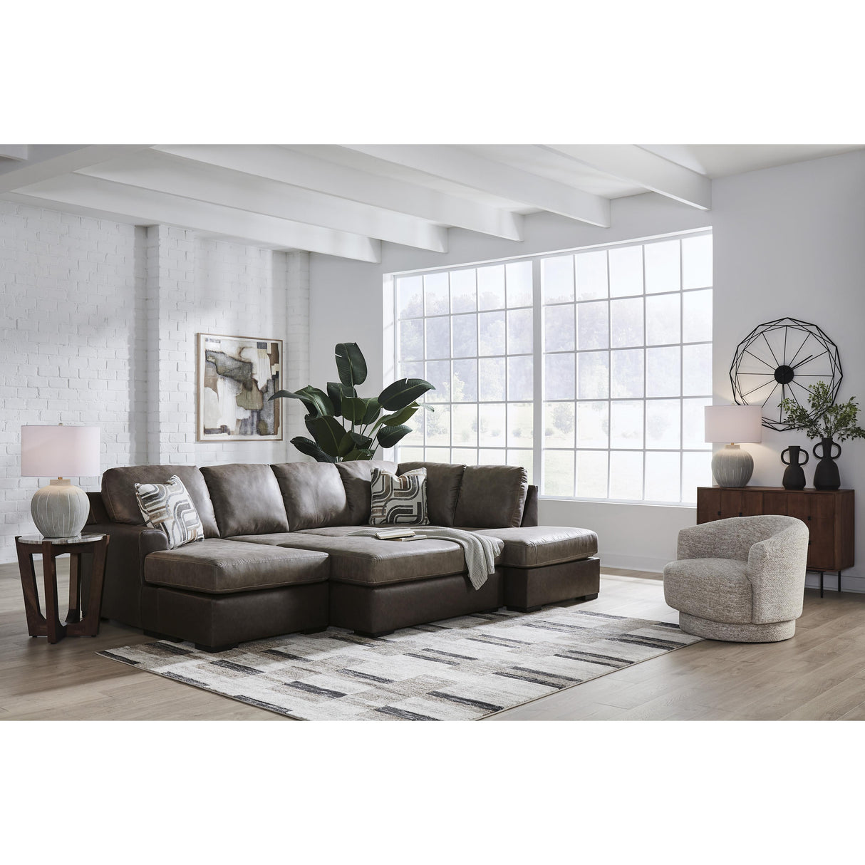 Signature Design by Ashley Castille Way PC62703S5 2 pc Sleeper Sectional with Chaise IMAGE 7