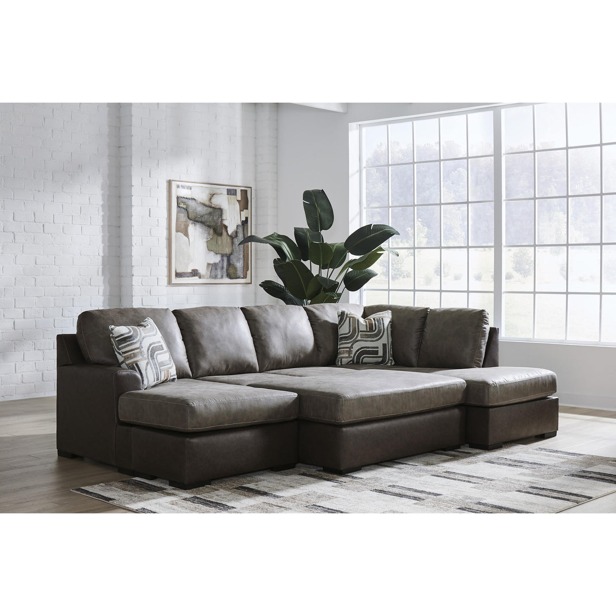 Signature Design by Ashley Castille Way PC62703S5 2 pc Sleeper Sectional with Chaise IMAGE 8