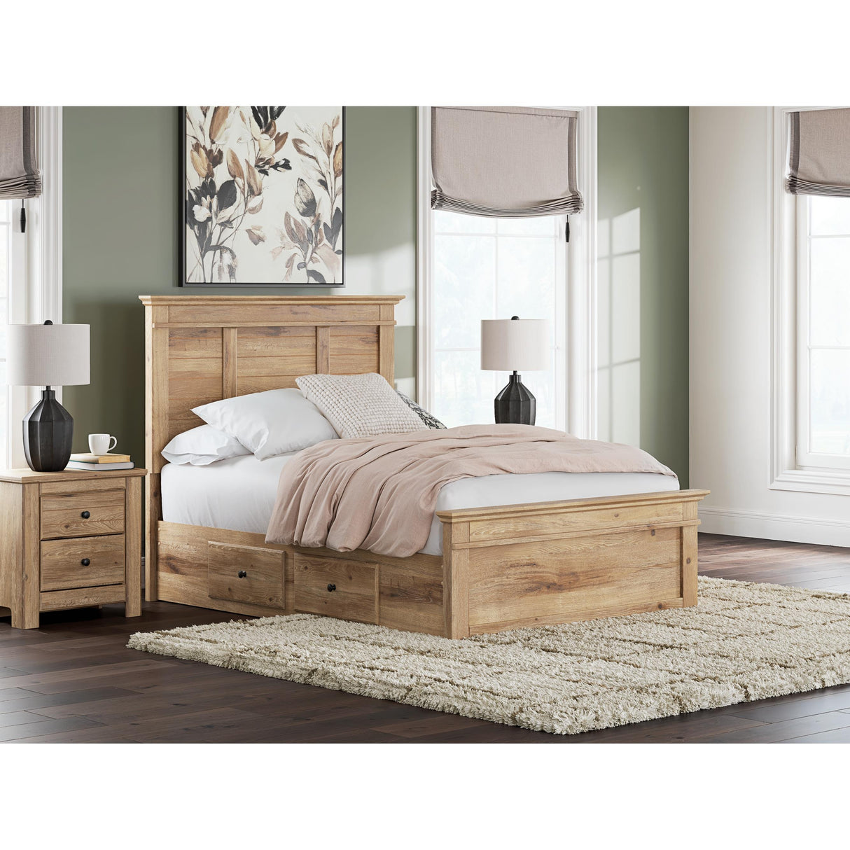 Signature Design by Ashley Makidern PCB1170B27 Full Panel Storage Bed IMAGE 2
