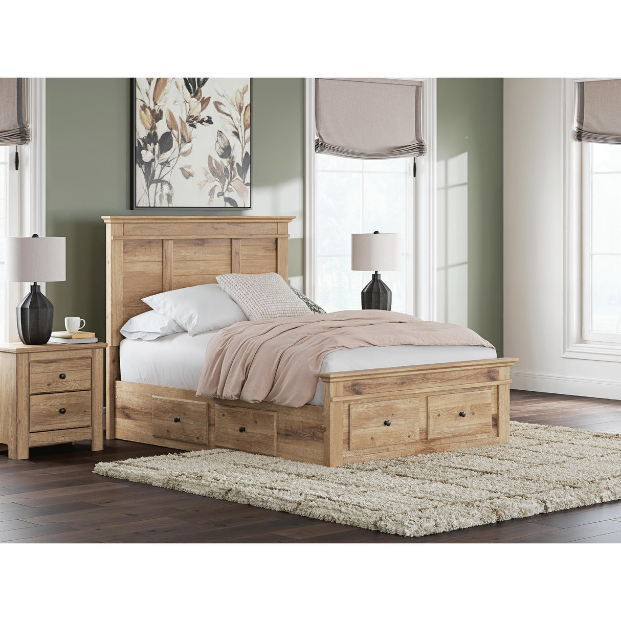 Signature Design by Ashley Makidern PCB1170B39 Full Panel Storage Bed IMAGE 2