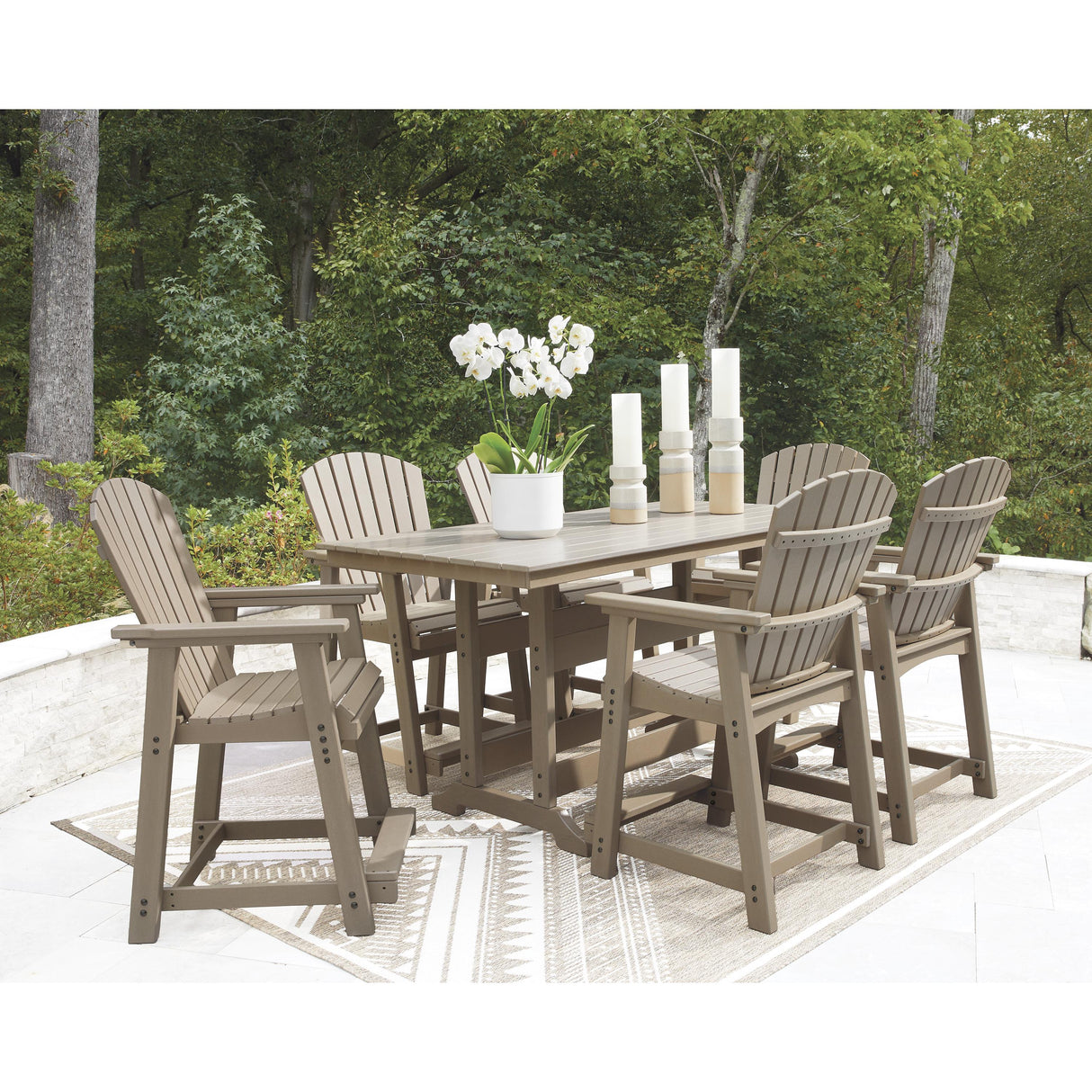 Signature Design by Ashley Seacliff Beach PCP228-124 Barstool IMAGE 7
