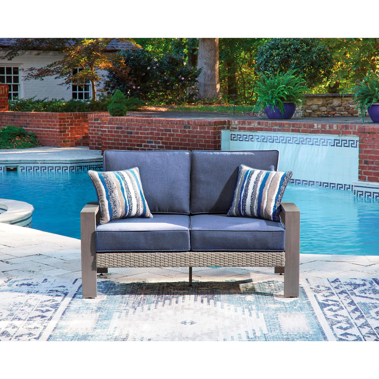 Signature Design by Ashley Half Moon Beach PCP418-835 Loveseat with Cushion IMAGE 4