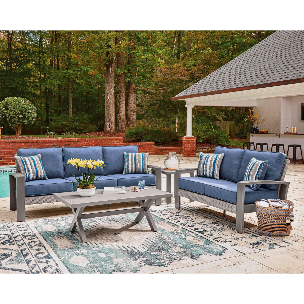 Signature Design by Ashley Half Moon Beach PCP418-835 Loveseat with Cushion IMAGE 6