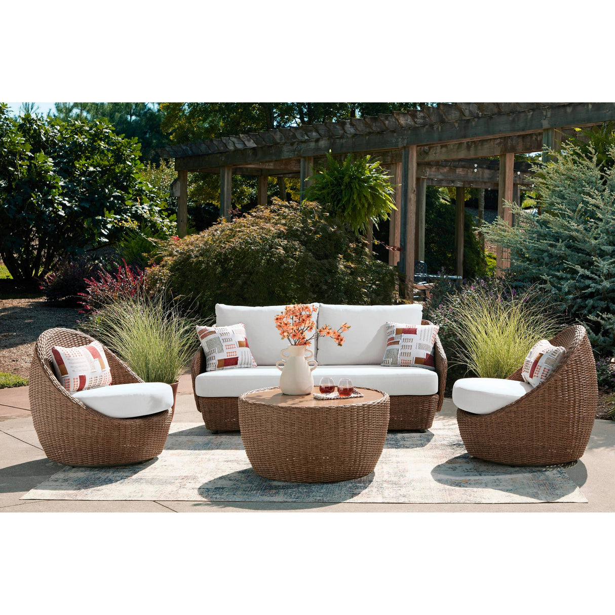 Signature Design by Ashley Double Point PCP503-708 Round Cocktail Table IMAGE 5