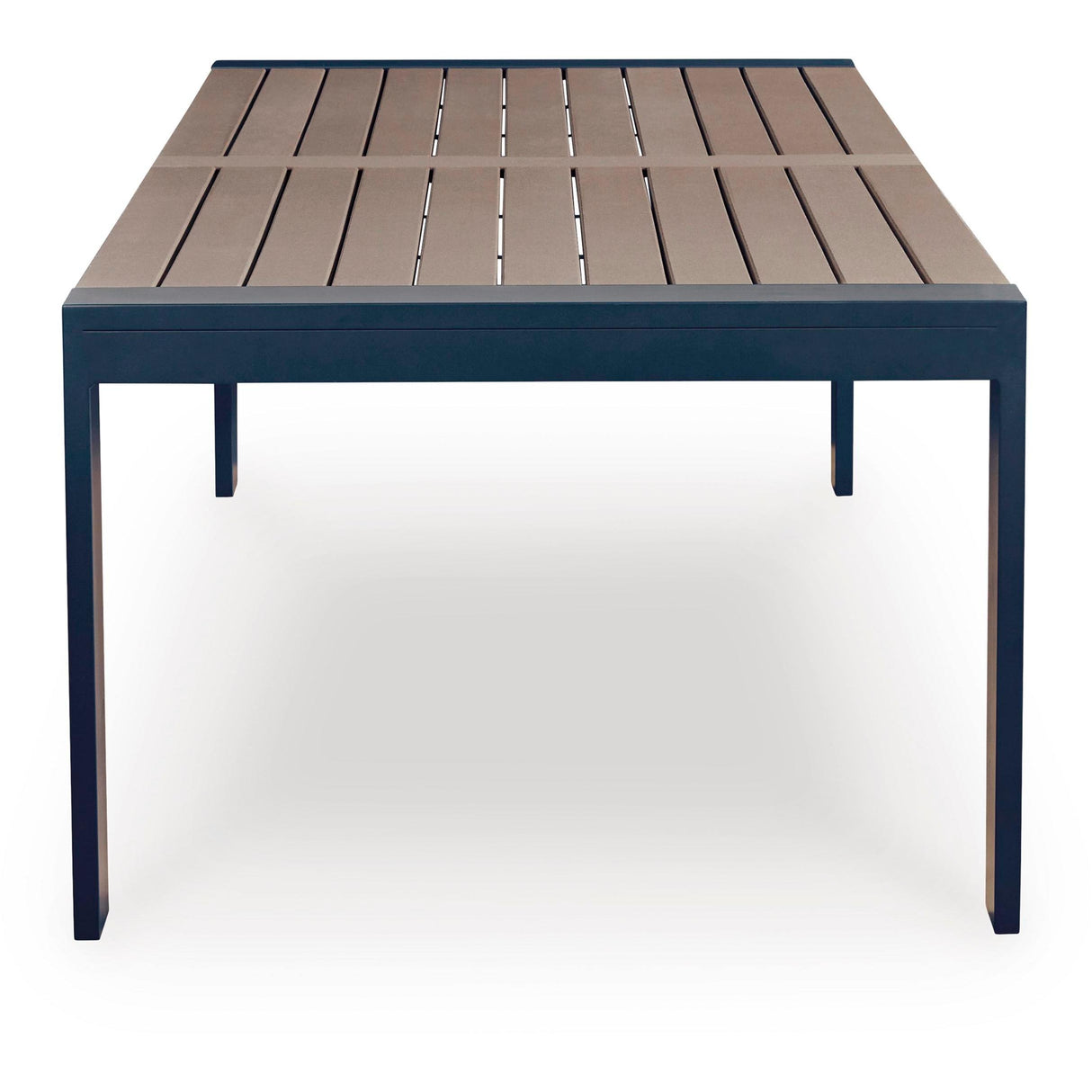 Signature Design by Ashley East Beach PCP587-625 Rectangular Dining Table with Umbrella Option IMAGE 3