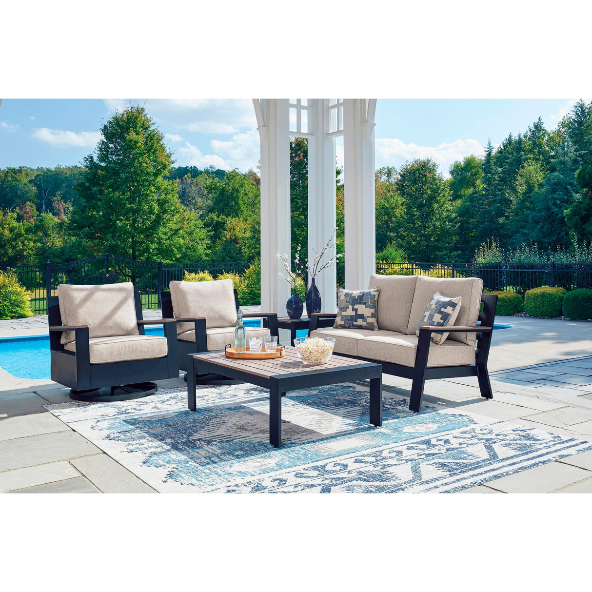 Signature Design by Ashley East Beach PCP587-835 Loveseat with Cushion IMAGE 7