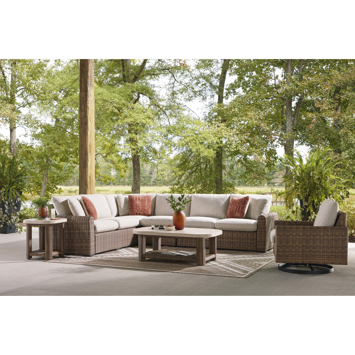 Signature Design by Ashley Dolan Creek PCP610-821 Swivel Lounge with Cushion IMAGE 6