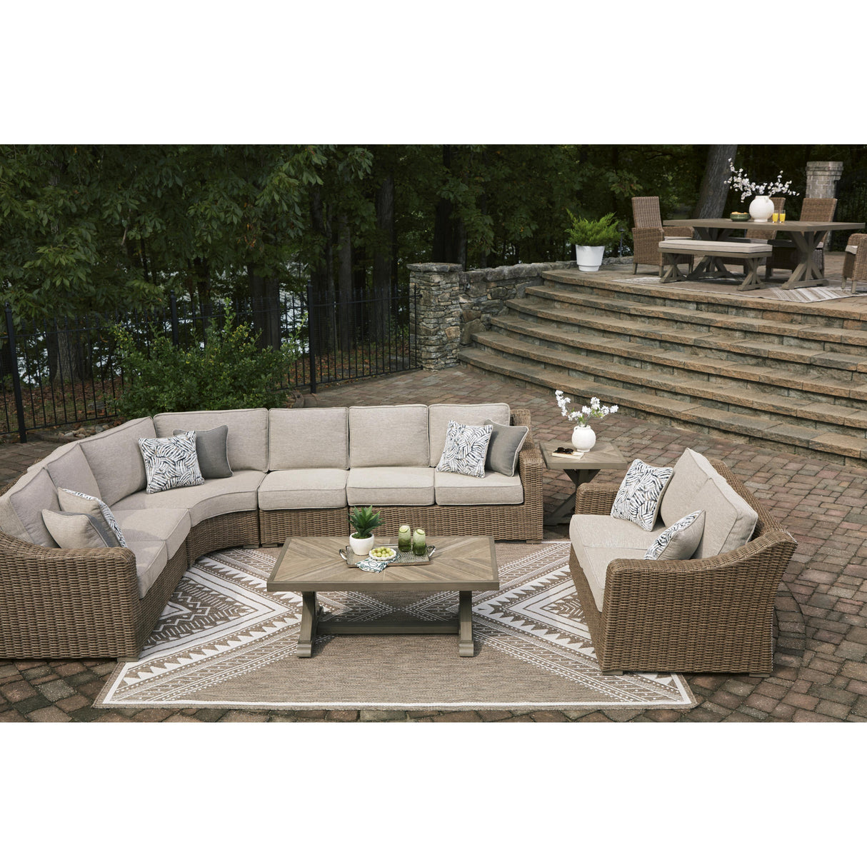 Signature Design by Ashley Laguna Heights PCP790P2 4 pc Outdoor Sectional IMAGE 9