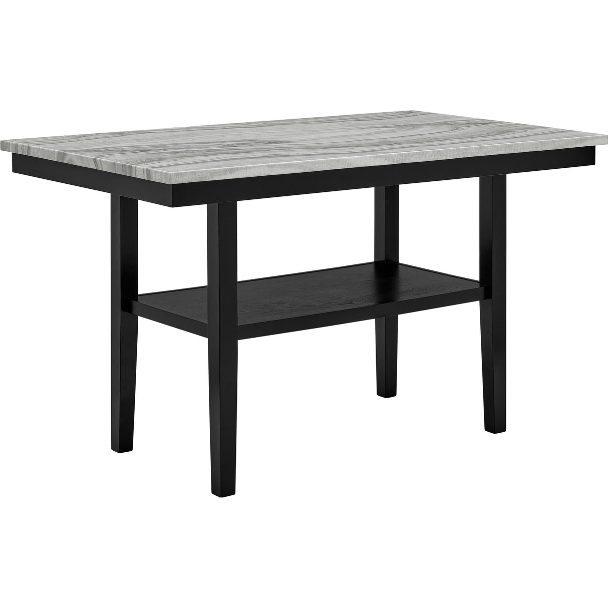 Crown Mark Marbel 1718SET 5 pc Dinette with Faux Marble Top IMAGE 2
