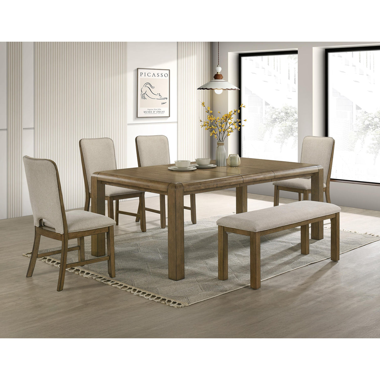 Crown Mark Cockrell 2156T-4282 Dining Table with 18" Leaf IMAGE 8