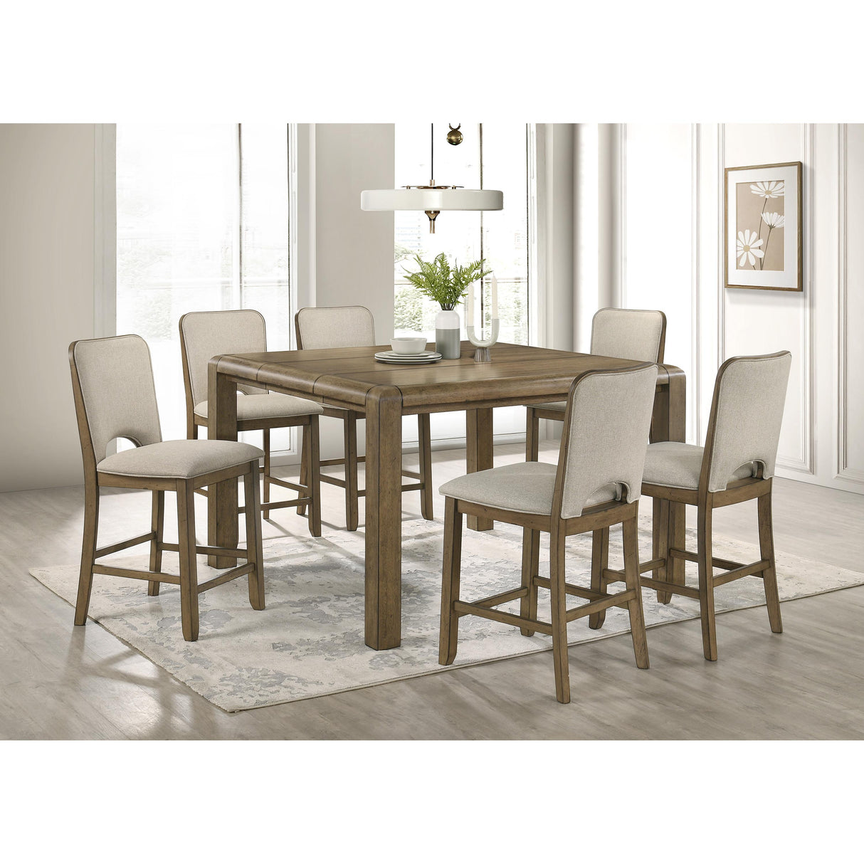Crown Mark Cockrell 2756T-5454 Counter Height Dining Table with 18" Leaf IMAGE 8